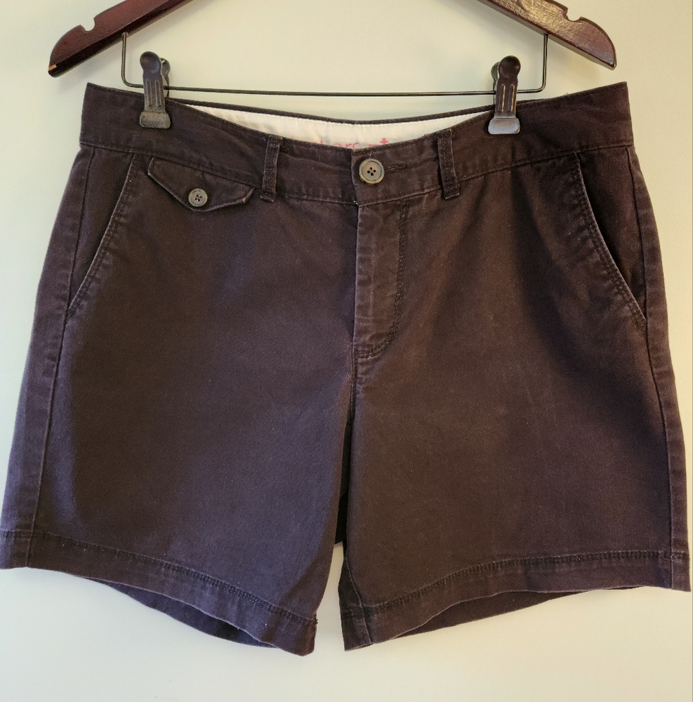 Dockers Women's Cotton Blend Black Shorts